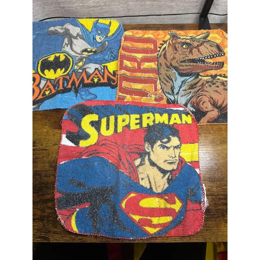 Superhero Wash Cloth‎ Set of 3